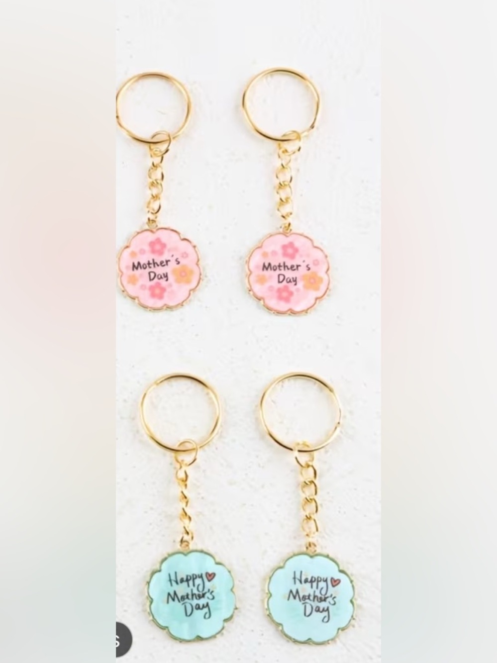 Mother's Day Floral Keychain - Picture 2 of 3